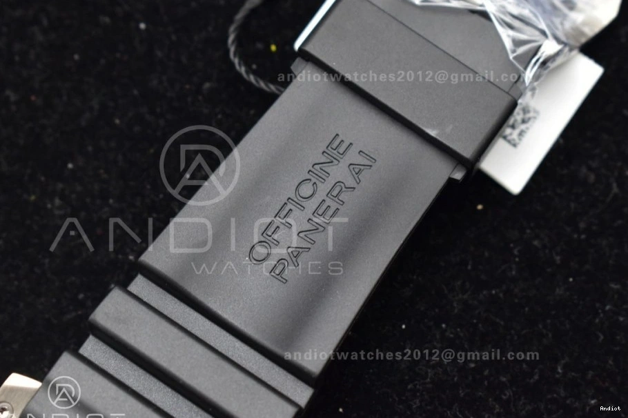 PAM389 V2 1:1 O VSF Strap Rubber on Best Black Edition Clone Super P.9000 0226